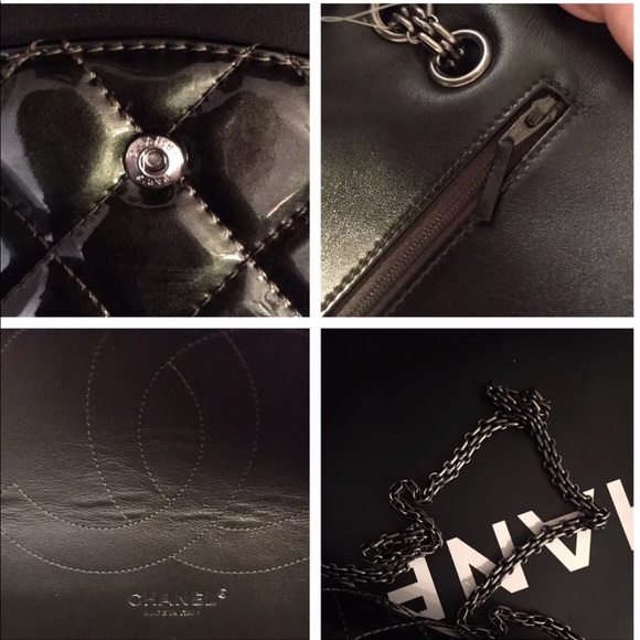 CHANEL 2.55 REISSUE,NWT,PATENTLEATHER,FULL SET - Picture 7 of 8